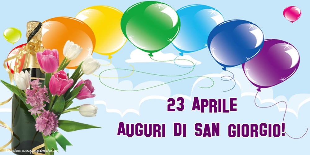 23 Aprile Auguri di San Giorgio!