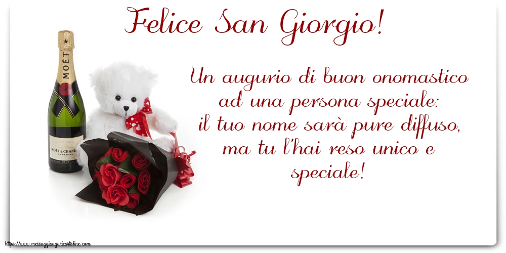 Felice San Giorgio!