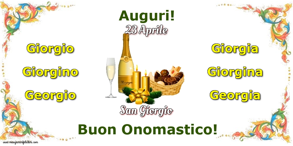 23 Aprile - San Giorgio