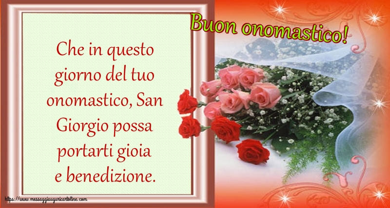Buon onomastico!