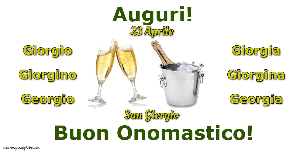 23 Aprile - San Giorgio