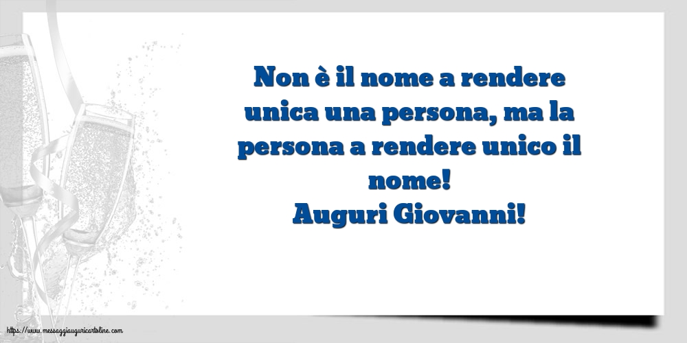 Auguri Giovanni!