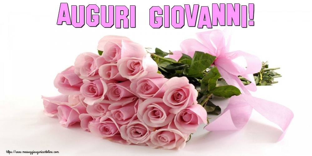 Auguri Giovanni!