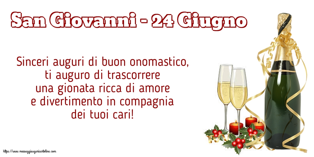 24 Giugno - San Giovanni - 24 Giugno