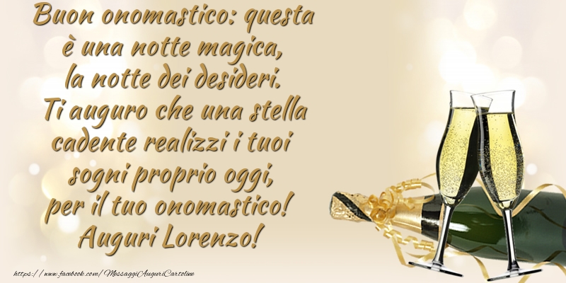 San Lorenzo Auguri Lorenzo!