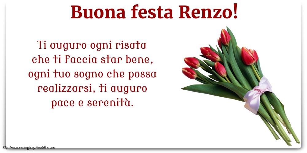 Buona festa Renzo!
