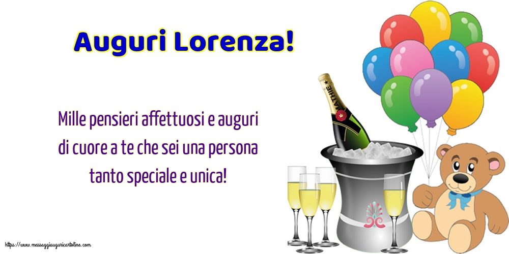Auguri Lorenza!