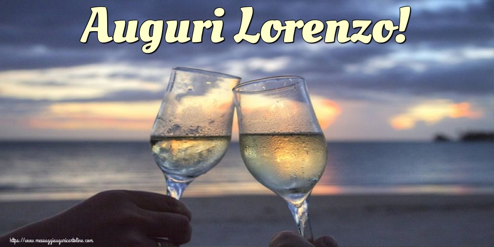 Auguri Lorenzo!