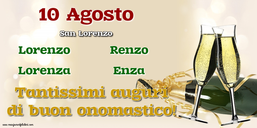 San Lorenzo 10 Agosto - San Lorenzo