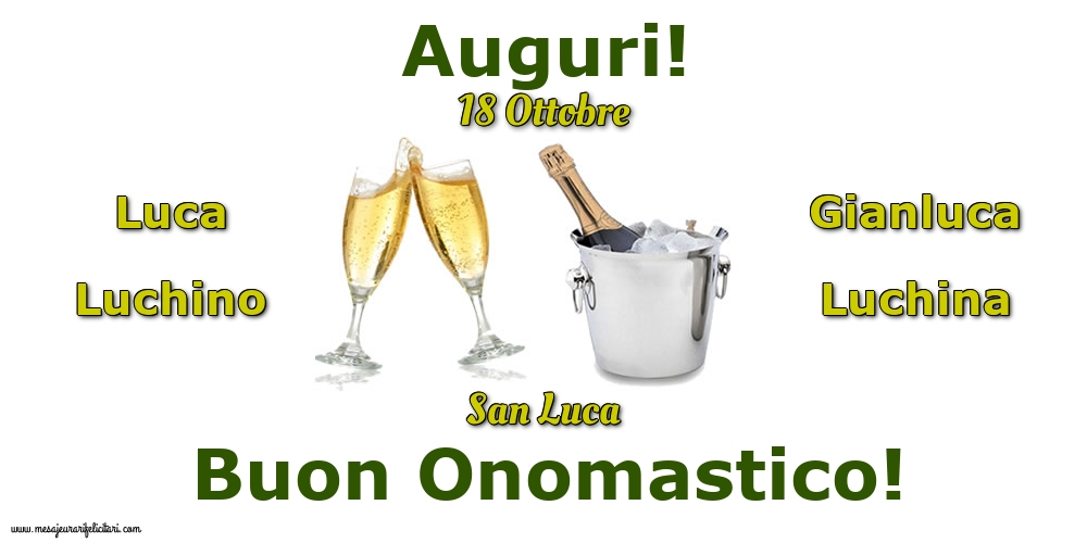 18 Ottobre - San Luca