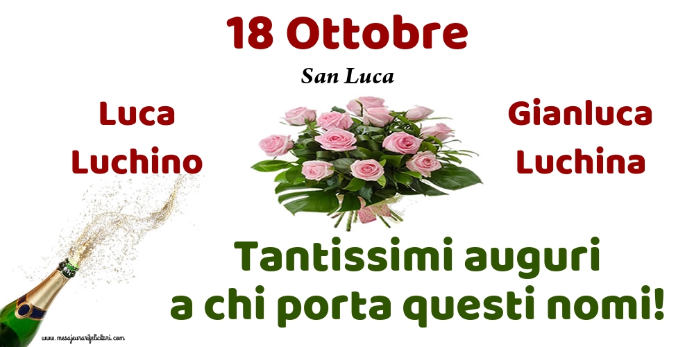 18 Ottobre - San Luca