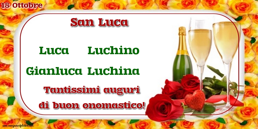 18 Ottobre - San Luca