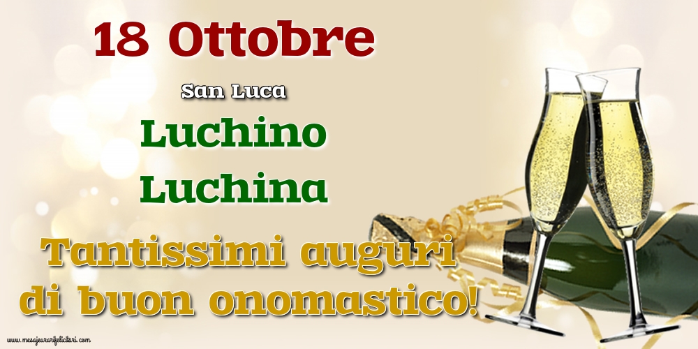 18 Ottobre - San Luca