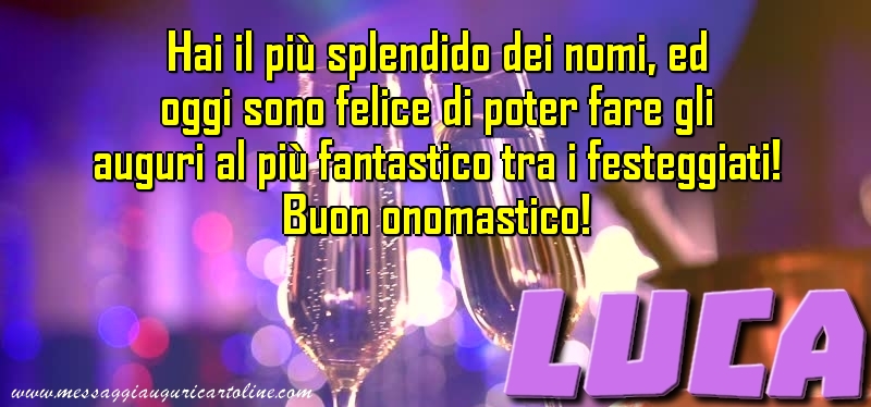 Buon onomastico!