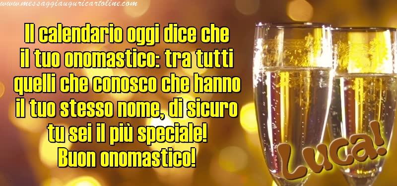 Buon onomastico!