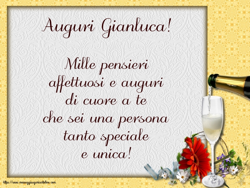 Auguri Gianluca!