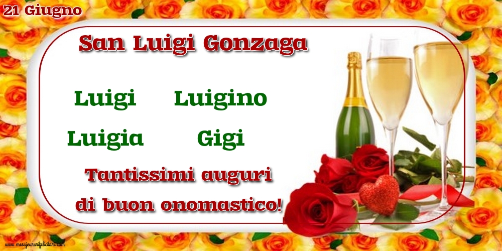 21 Giugno - San Luigi Gonzaga