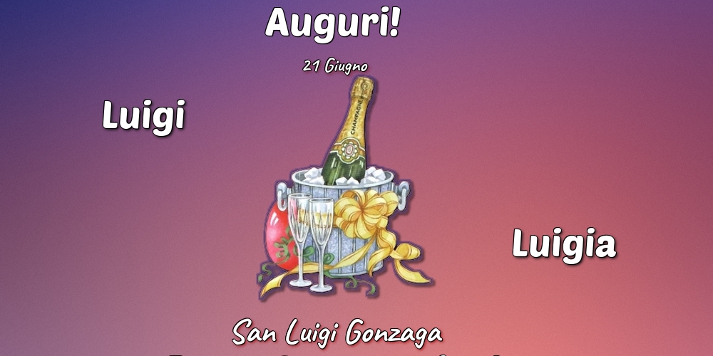 21 Giugno - San Luigi Gonzaga