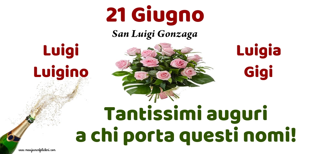 21 Giugno - San Luigi Gonzaga