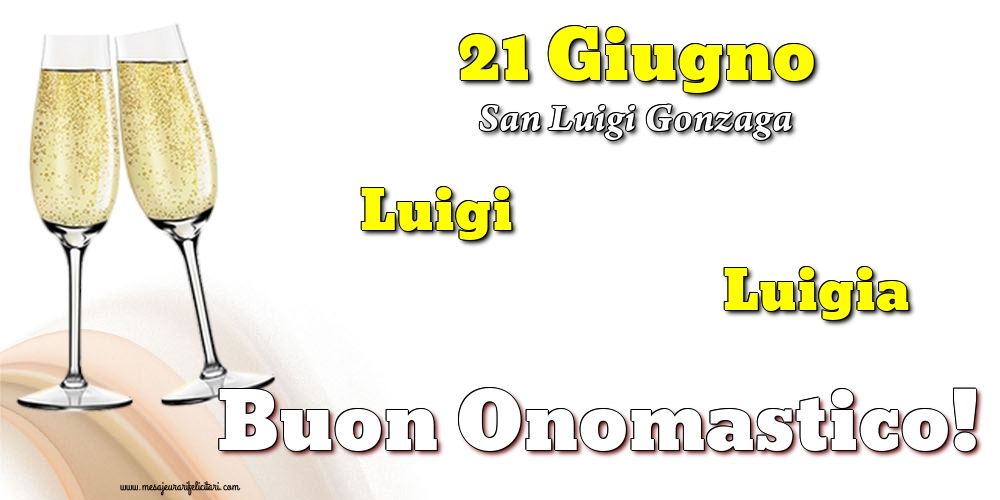 21 Giugno - San Luigi Gonzaga