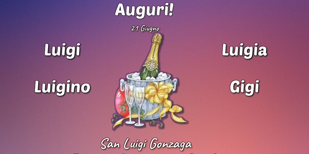 21 Giugno - San Luigi Gonzaga