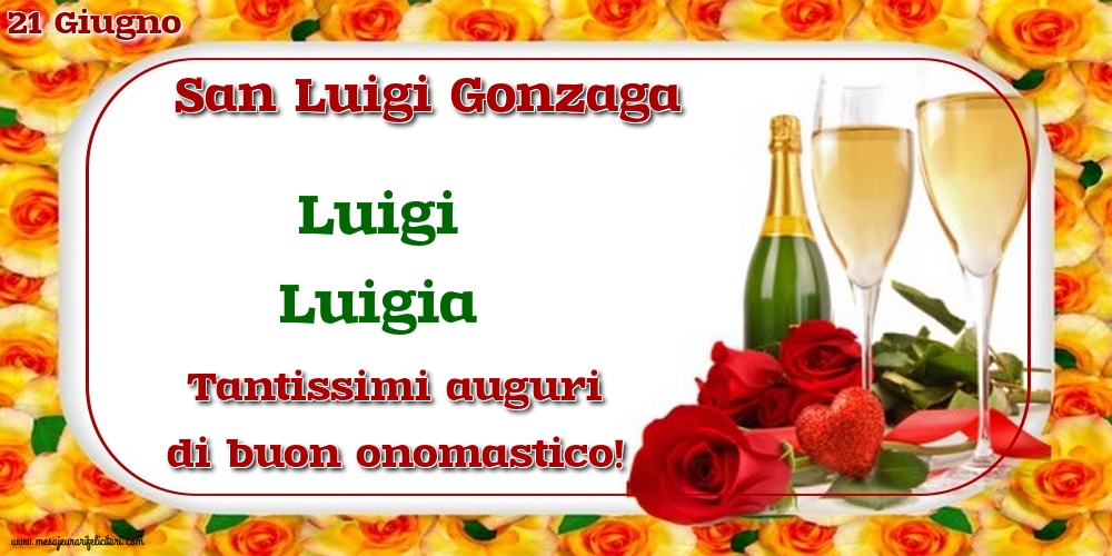 21 Giugno - San Luigi Gonzaga