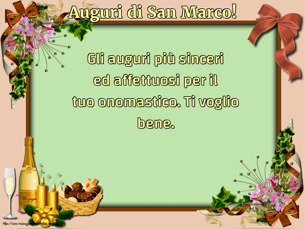Auguri di San Marco!