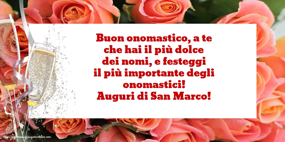 Auguri di San Marco!
