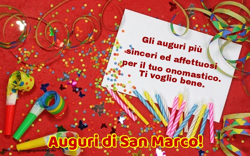 Auguri di San Marco!