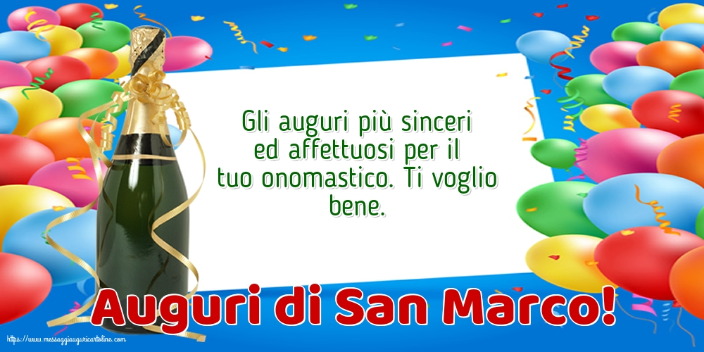 Auguri di San Marco!