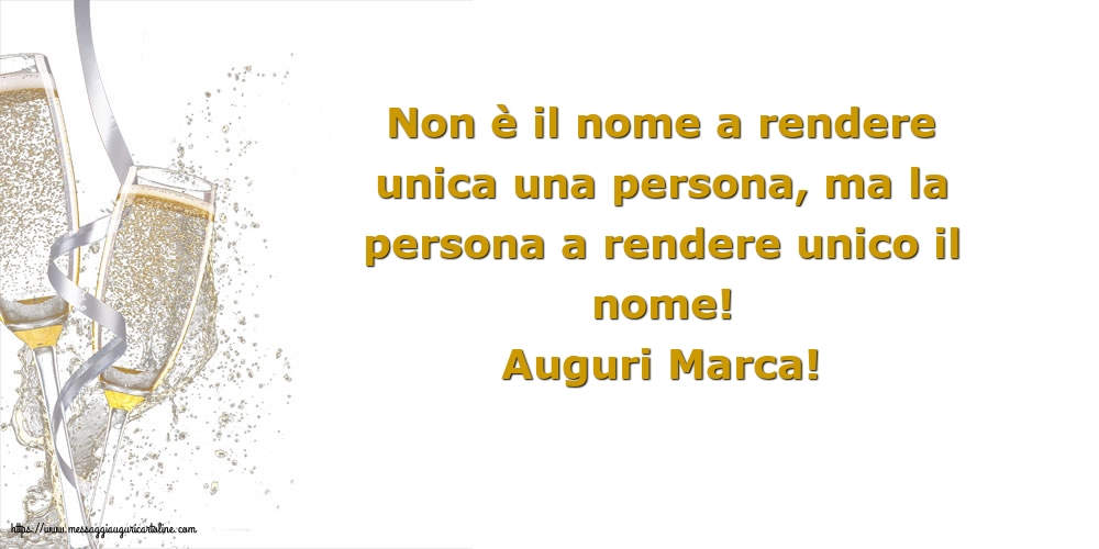 San Marco Auguri Marca!