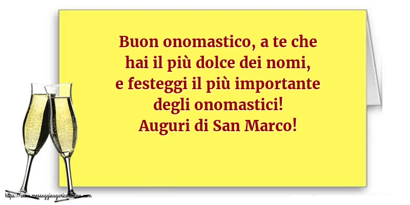 Auguri di San Marco!