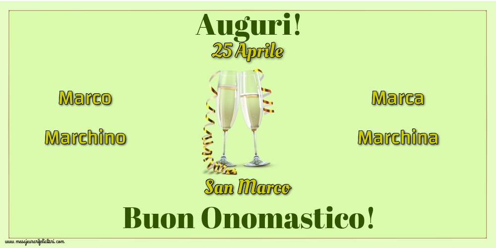 25 Aprile - San Marco