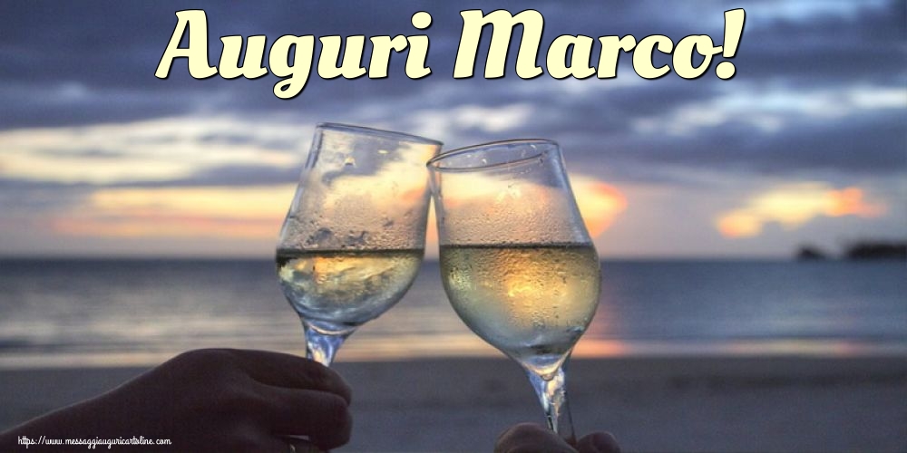 Auguri Marco!