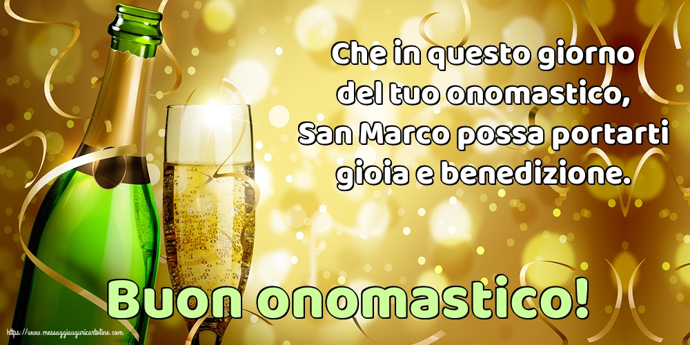Buon onomastico!