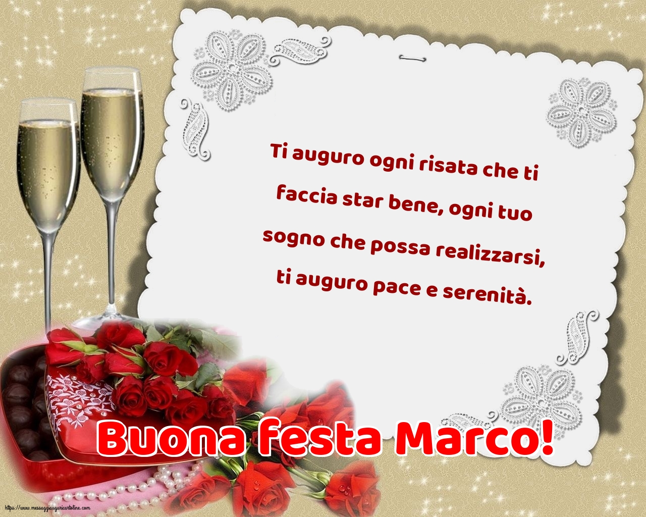 Buona festa Marco!