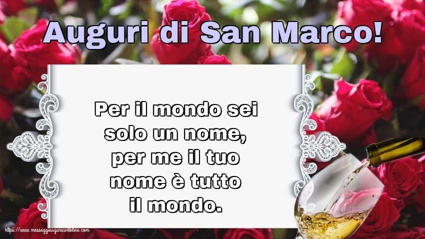 Auguri di San Marco!