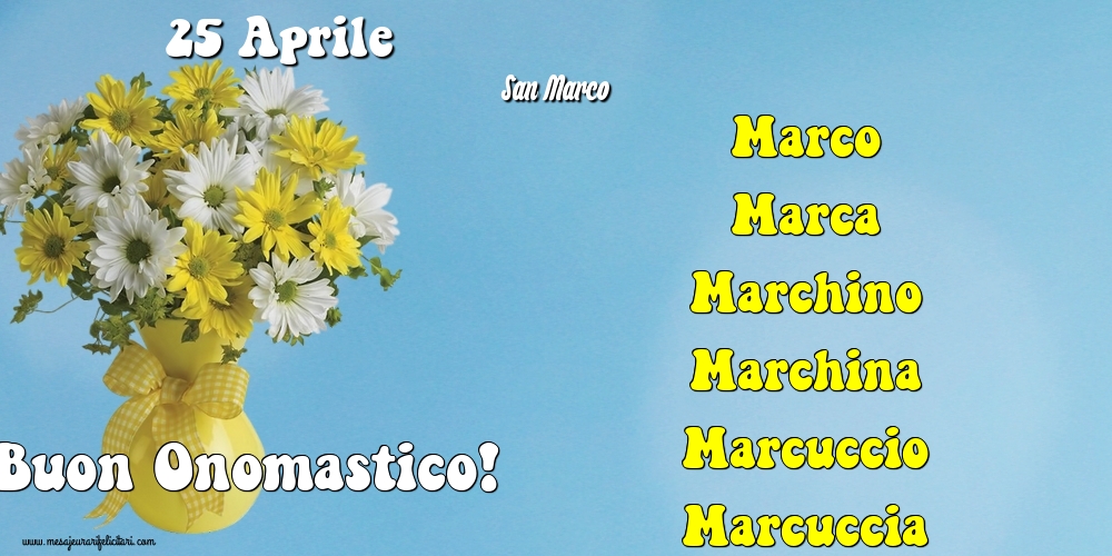 25 Aprile - San Marco