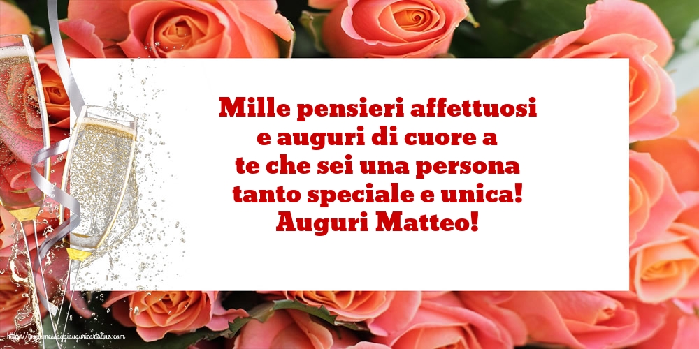 San Matteo Auguri Matteo!