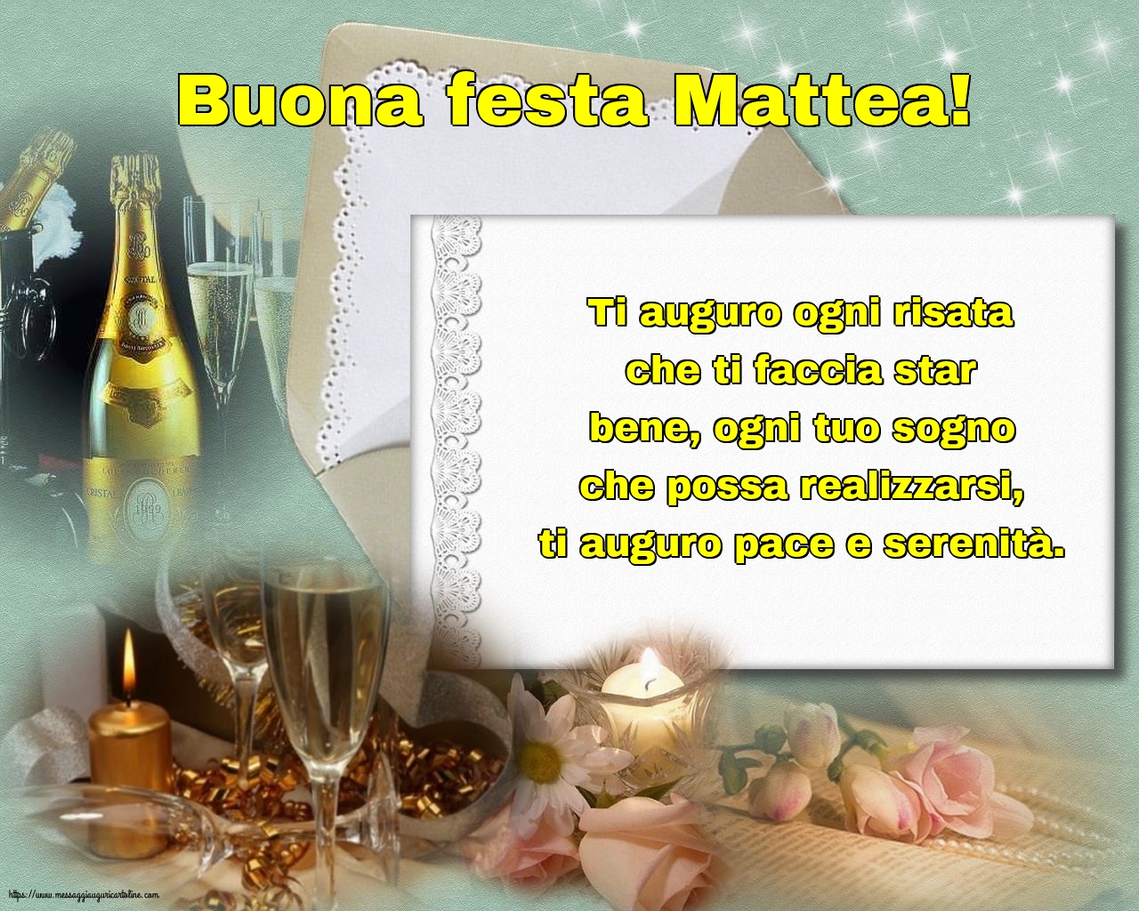 Buona festa Mattea!