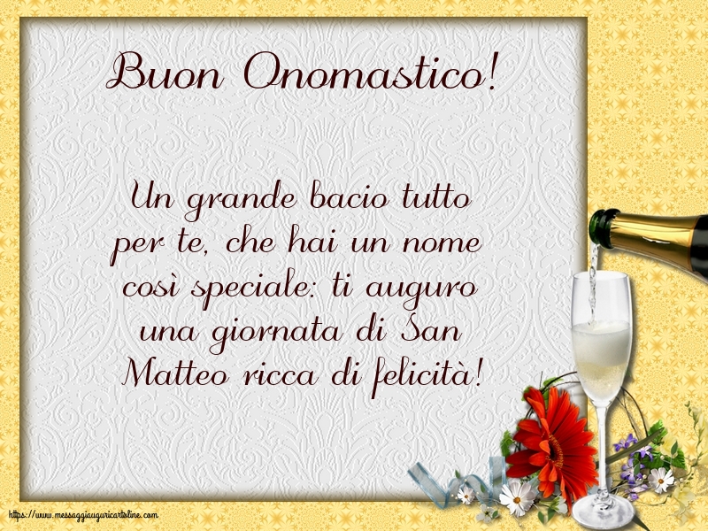 Buon Onomastico!