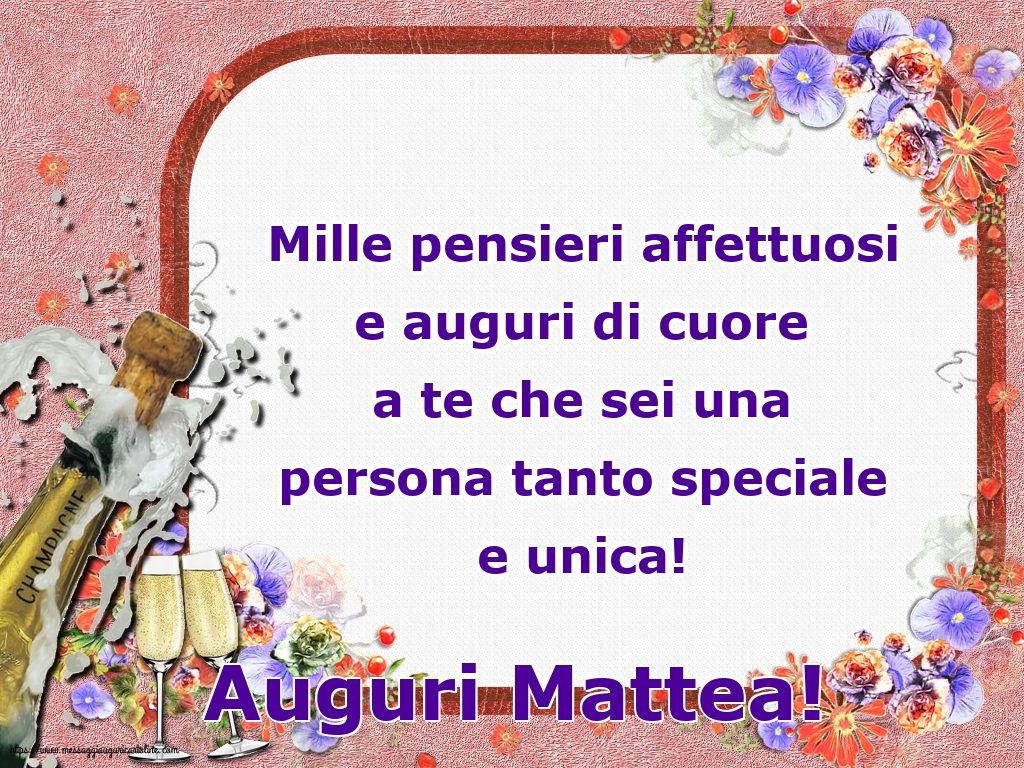 San Matteo Auguri Mattea!