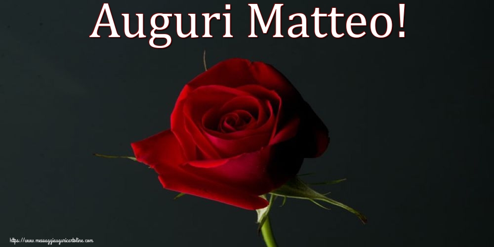 San Matteo Auguri Matteo!