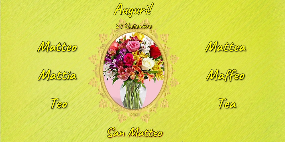 San Matteo 21 Settembre - San Matteo