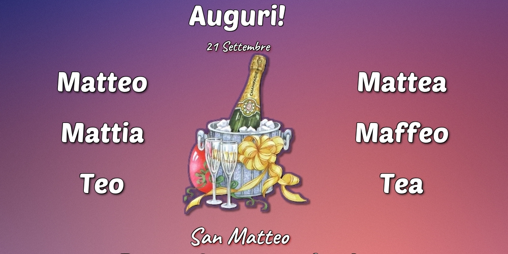 San Matteo 21 Settembre - San Matteo