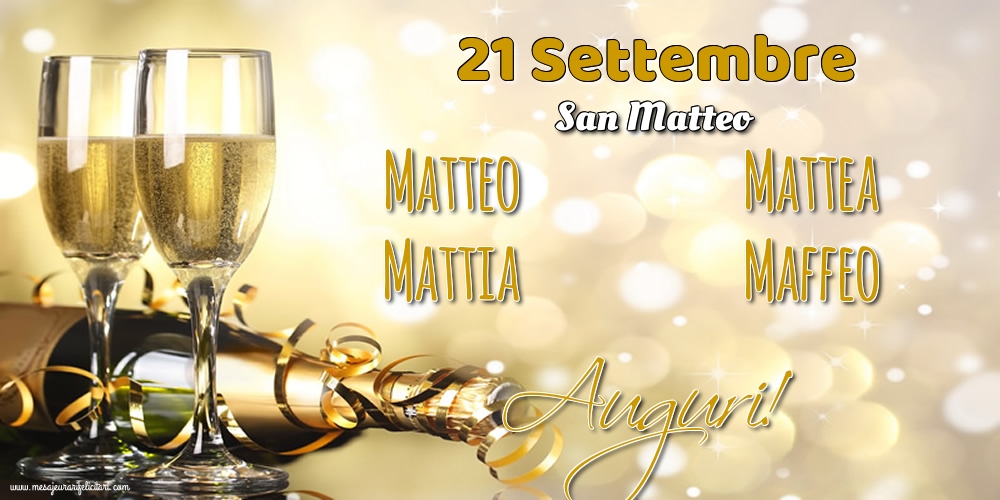 San Matteo 21 Settembre - San Matteo