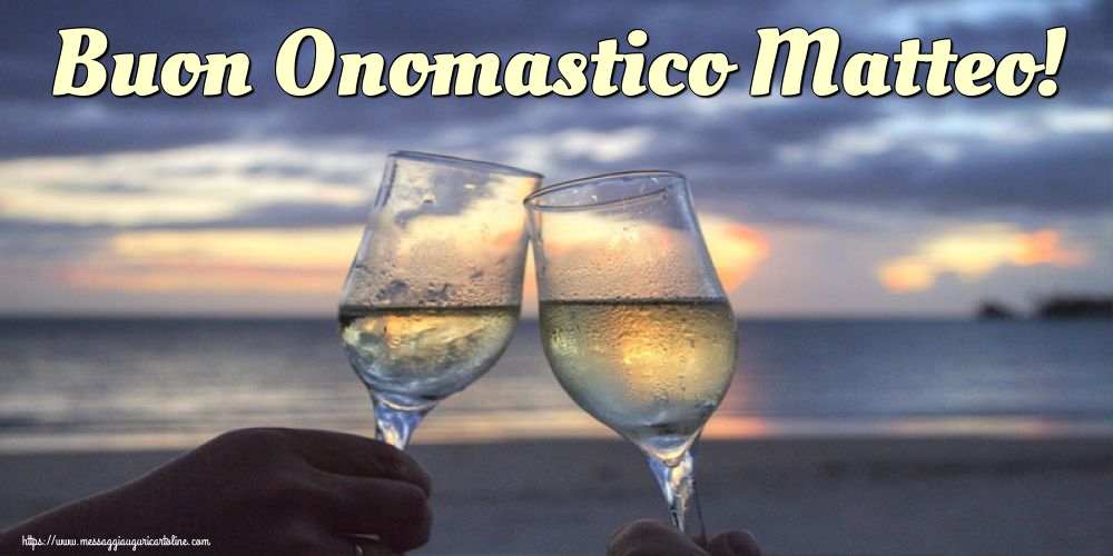 Cartoline di San Matteo - Buon Onomastico Matteo! - messaggiauguricartoline.com