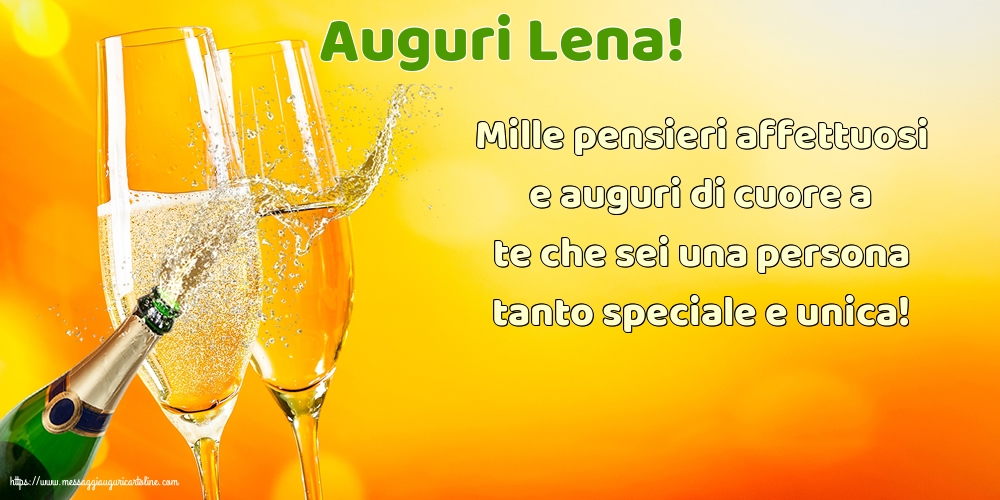 Auguri Lena!