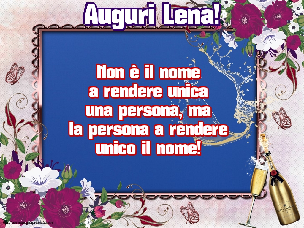 Auguri Lena!