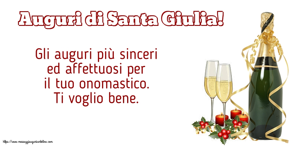 Santa Giulia Auguri di Santa Giulia!